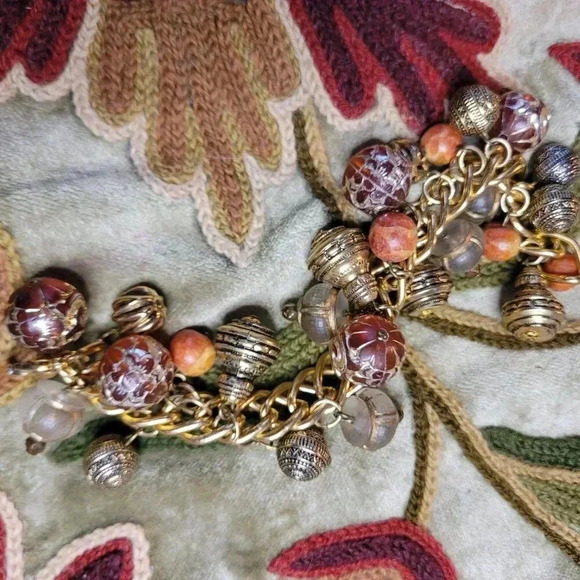 Gold-tone chain bracelet - Picture 3 of 6